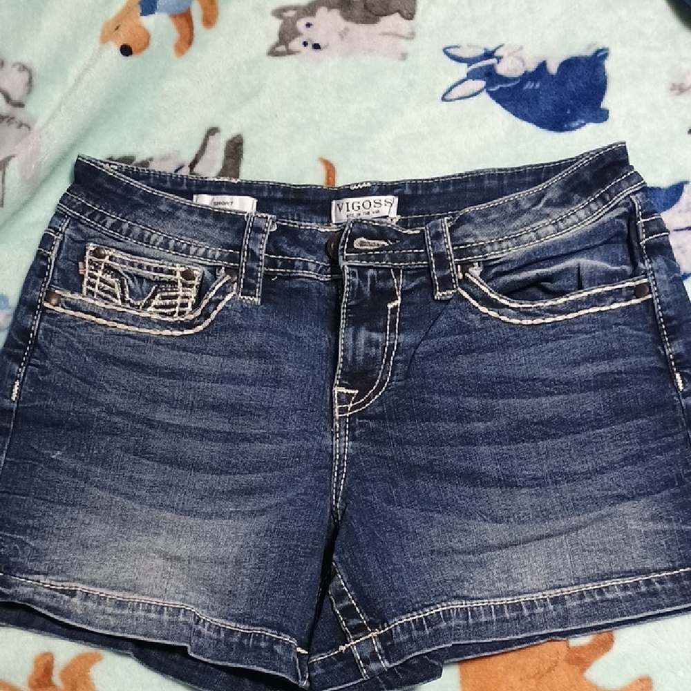 Vigoss Dark Blue Denim Shorts